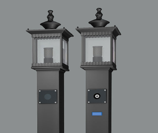 景观灯型激光对射探测器在别墅安防系统的应用